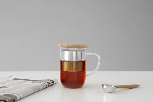 VIVA Minima Balance Glass Infuser Tea Cup