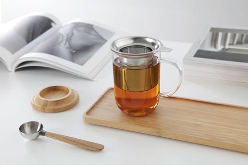 VIVA Minima Balance Glass Infuser Tea Cup