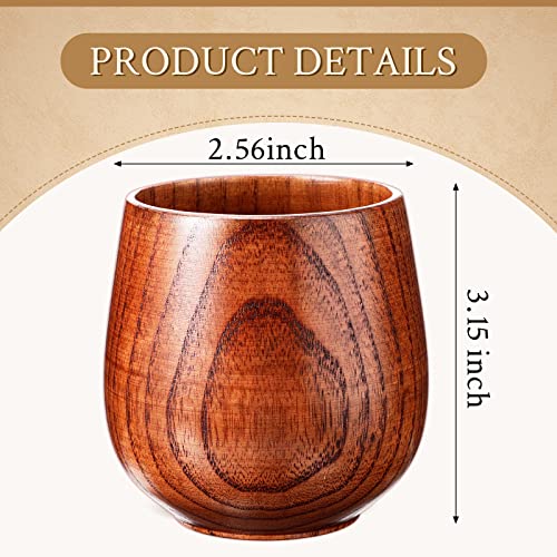 Gerrii Set of 10 Wooden Tea and Coffee Mugs