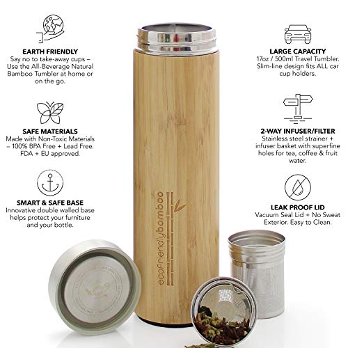 Eco-Friendly Insulated Travel Tumbler - 17 oz