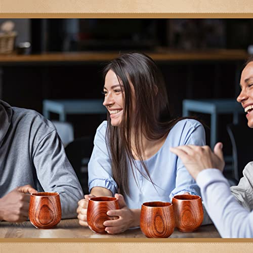 Gerrii Set of 10 Wooden Tea and Coffee Mugs