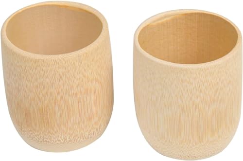 Bamboo Wood Tea and Coffee Mug Set