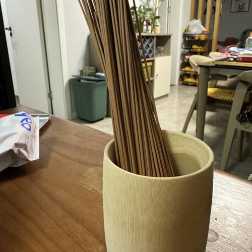 Set of 2 Natural Bamboo Tea Coffee Mugs