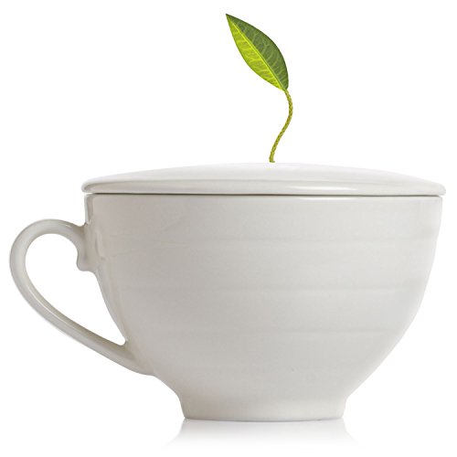 Porcelain Tea Forte Cafe Cup with Lid