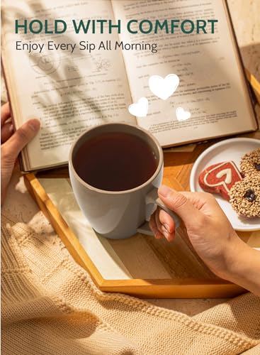 Sweese Porcelain Mugs Set – 16 Ounce, 4 Pack