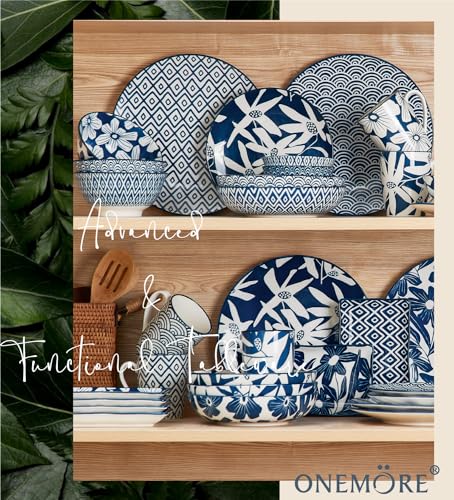 ONEMORE Japanese Vintage Blue Tea and Coffee Mugs