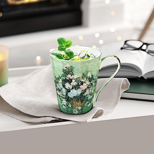 AOTELIDA 4-Pack Art Print Coffee Mugs