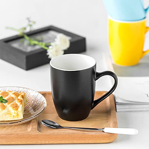 HOMEYES 340 ML Black Ceramic Coffee Mug