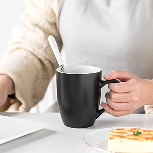 HOMEYES 340 ML Black Ceramic Coffee Mug