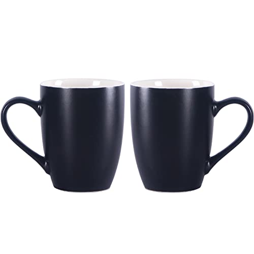 HOMEYES 340 ML Black Ceramic Coffee Mug