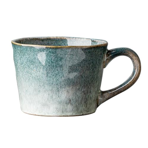 Sage Green Vintage Ceramic Coffee Mug, 12 oz