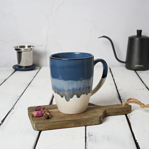 Bosmarlin Ceramic Infuser Tea Cup - Deep Blue
