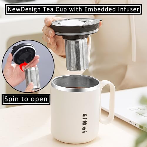 AlwaysU Double-Wall Stainless Steel Tea Cup