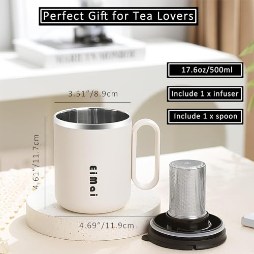 AlwaysU Double-Wall Stainless Steel Tea Cup