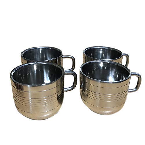Stainless Steel Double Wall Tea and Coffee Mugs