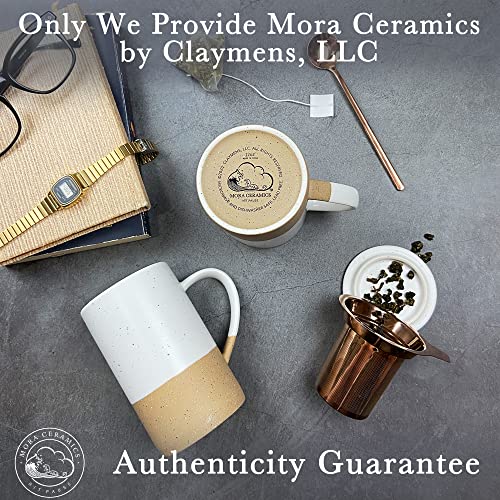 Mora 12oz Ceramic Tea Cup with Infuser