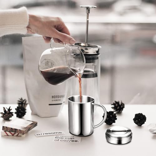 Insulated Stainless Steel Tea and Coffee Mug