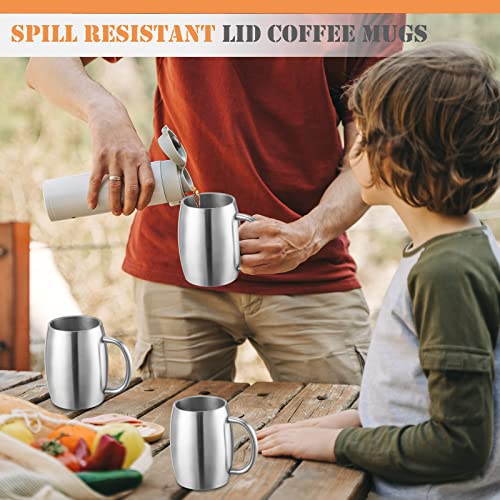 14 oz Insulated Spillproof Coffee Mug Set