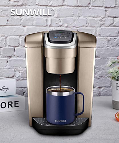 Navy Blue Insulated 14 oz Coffee Travel Mug