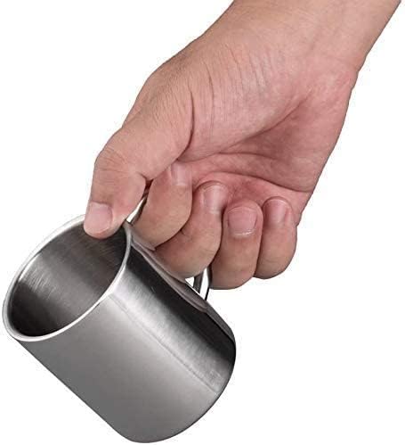 Set of 2 Unbreakable Kids' Stainless Steel Mugs