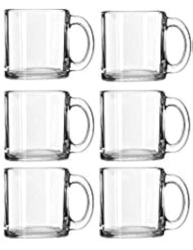 Libbey Crystal 13 oz Coffee Mug Set of 6