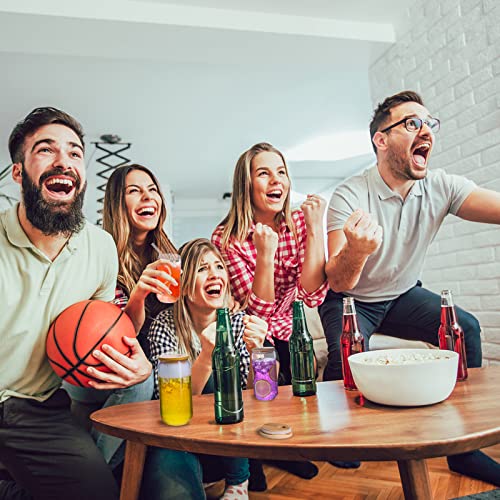 16oz Glass Cup with Bamboo Lid and Straw
