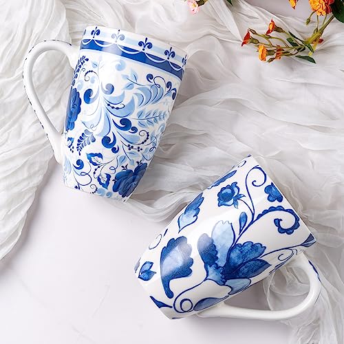 Large Ceramic Tea Mug with Infuser and Lid