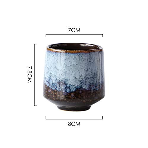 Japanese Ceramic Tea Cup Set - 4 Mugs