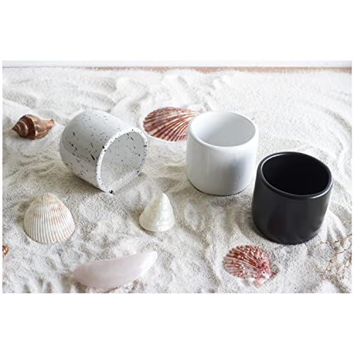 Handcrafted Matte Black Ceramic Tea & Coffee Cups