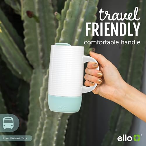 Ello Jane 18oz Ceramic Travel Mug - Gray