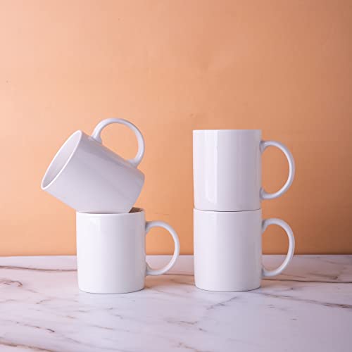 Off-White Ceramic Coffee Mugs Set of 12