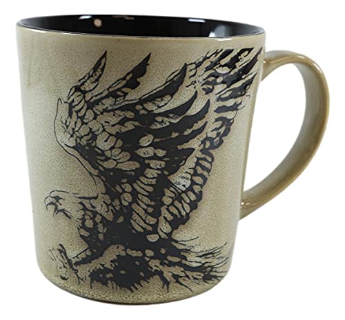 Patriotic Bald Eagle Glazed Ceramic Coffee Mug