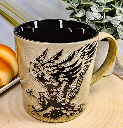 Patriotic Bald Eagle Glazed Ceramic Coffee Mug