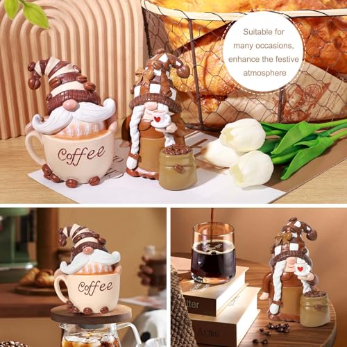 Set of 2 Gnome Coffee Bar Decor Mugs