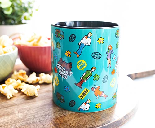 Scooby-Doo Sticker Pattern Large Ceramic Mug