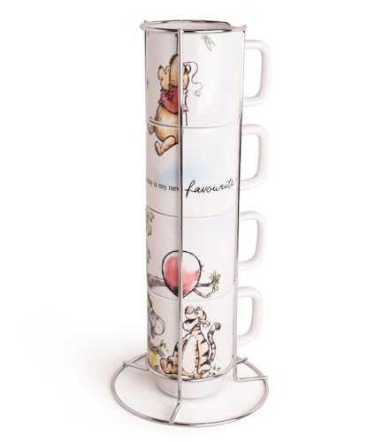 Winnie the Pooh Stacking Mug Set - 4 Designs