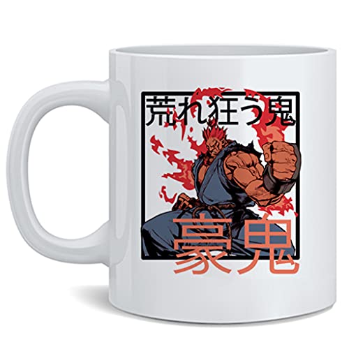 Akuma Retro 90s Street Fighter Ceramic Mug