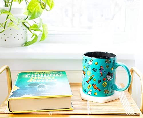 Scooby-Doo Sticker Pattern Large Ceramic Mug