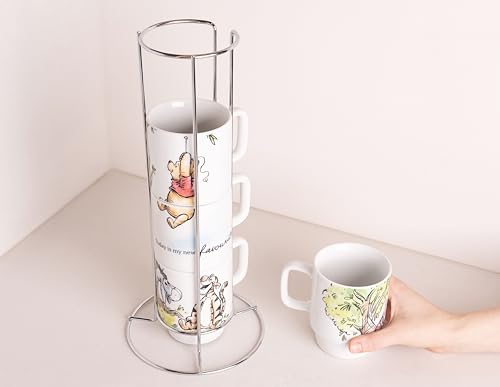 Winnie the Pooh Stacking Mug Set - 4 Designs