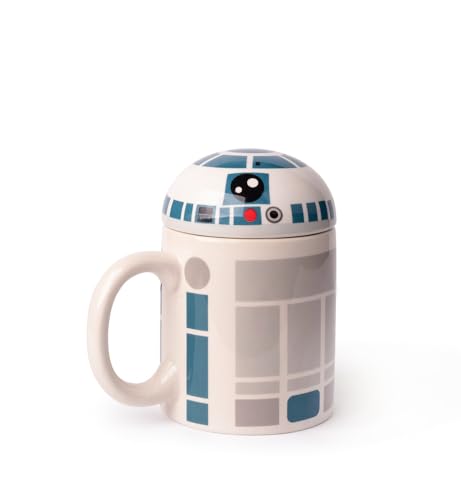 R2-D2 Sculpted Ceramic Mug with Lid