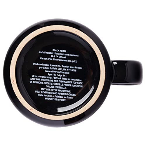 DC Comics Black Adam Ceramic Camper Mug - 20 oz