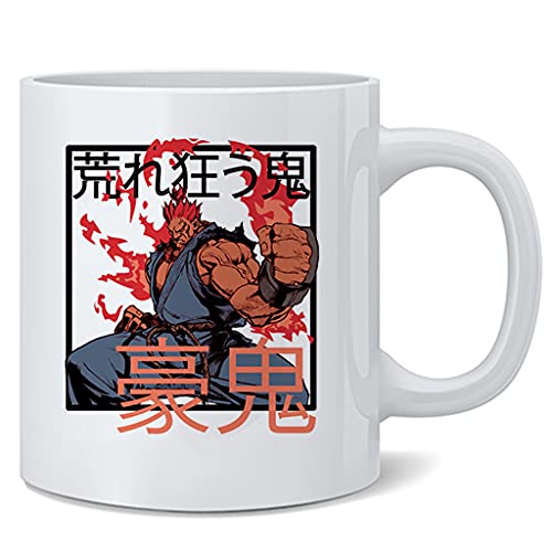 Akuma Retro 90s Street Fighter Ceramic Mug