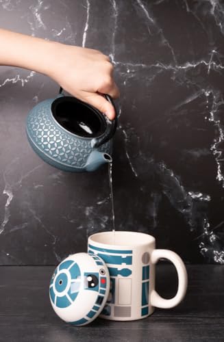 R2-D2 Sculpted Ceramic Mug with Lid
