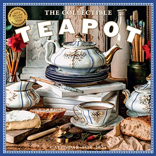 2024 Collectible Teapot Wall Calendar for Tea Lovers