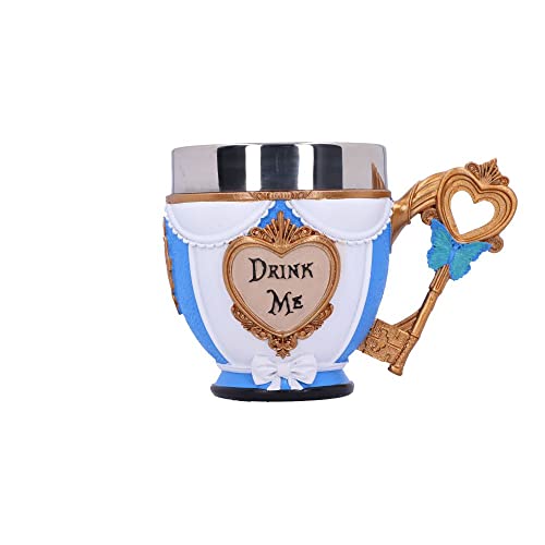 Alice in Wonderland Inspired Hand-Painted Tea Cup