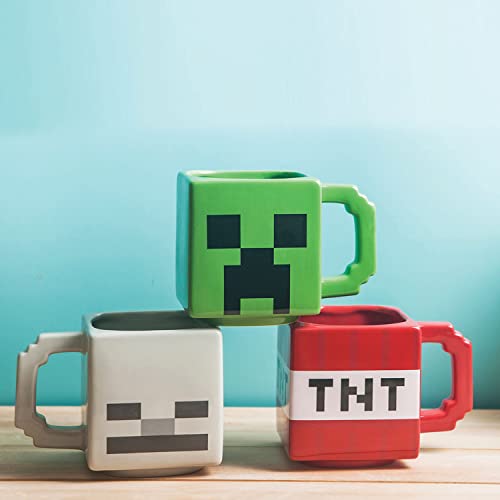 Minecraft 3D Sculpted Ceramic Coffee Mug Set