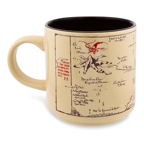 The Hobbit The Shire Map Ceramic Mug | Coffee Cup For Espresso, Tea, Cocoa | Holds 13 Ounces