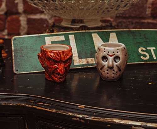 Freddy vs. Jason Mini Sculpted Ceramic Mugs