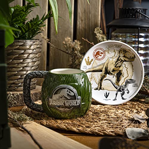 Jurassic World 3D Character Mug Set (2-Piece)