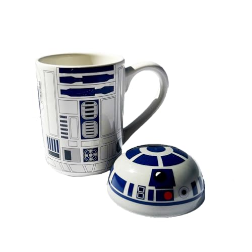 R2-D2 Sculpted Ceramic Mug with Lid